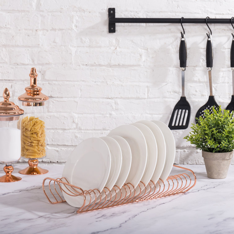 Rose gold discount dish drying rack